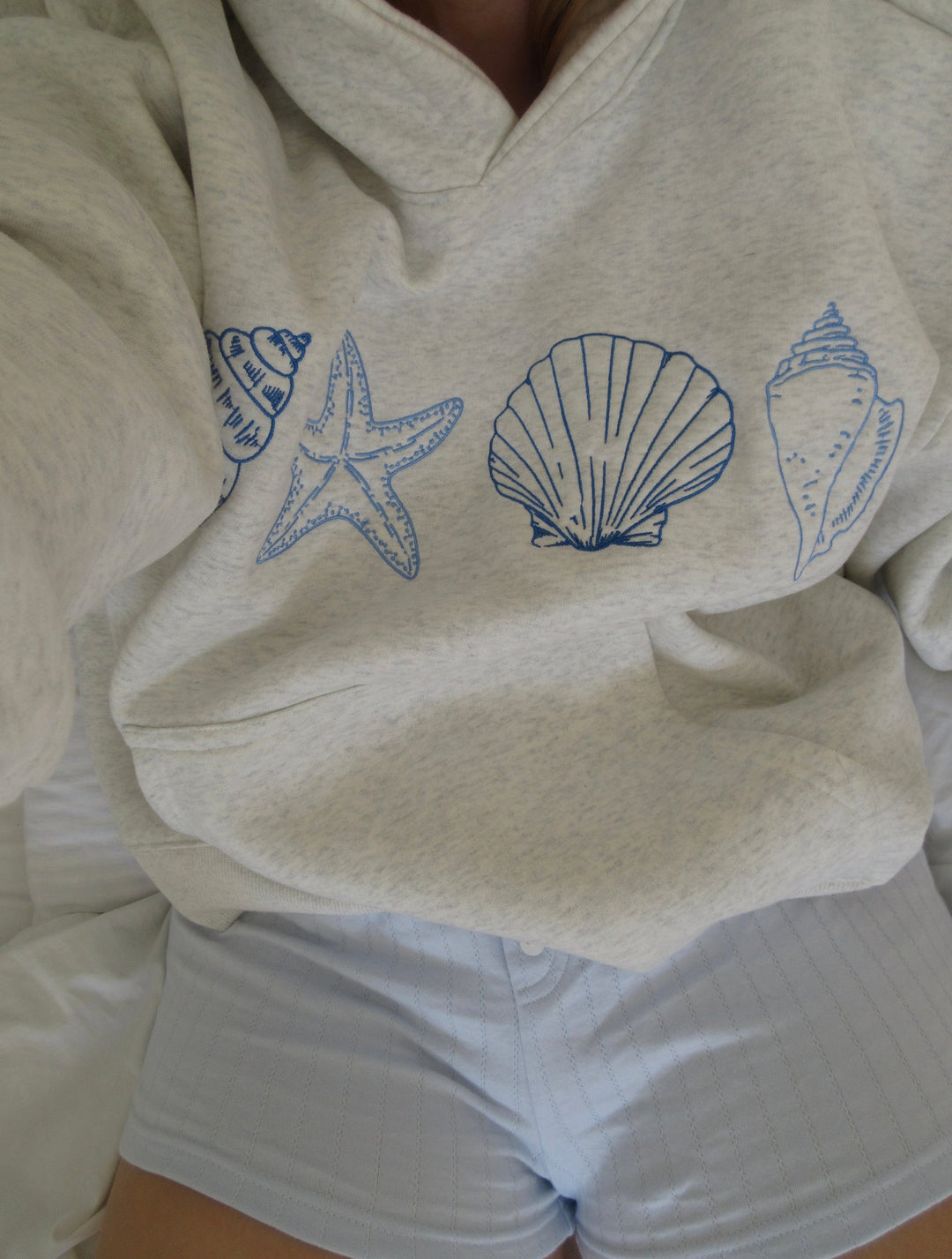 Ocenia | Unisex-Sweatshirt met Schelpen