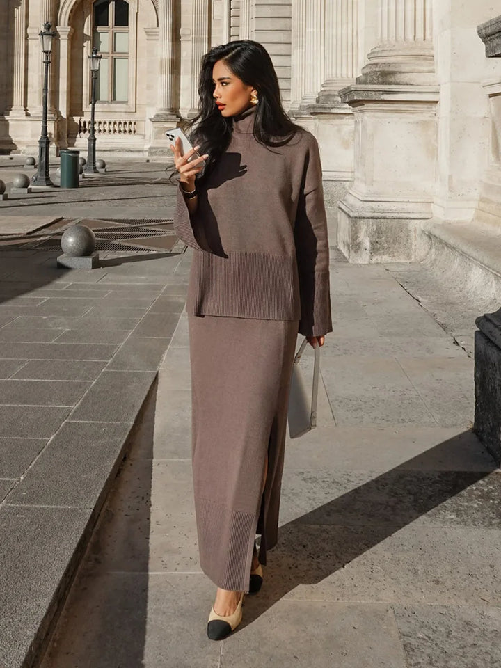 Camilla | Premium Cosy gebreide twee‑delige set