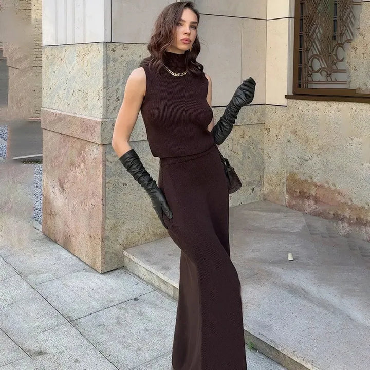 Daniele | Chic Elegante Lange Rok Twee-delige Set