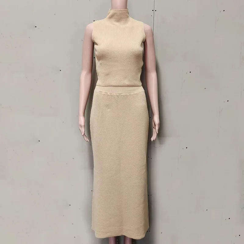 Daniele | Chic Elegante Lange Rok Twee-delige Set