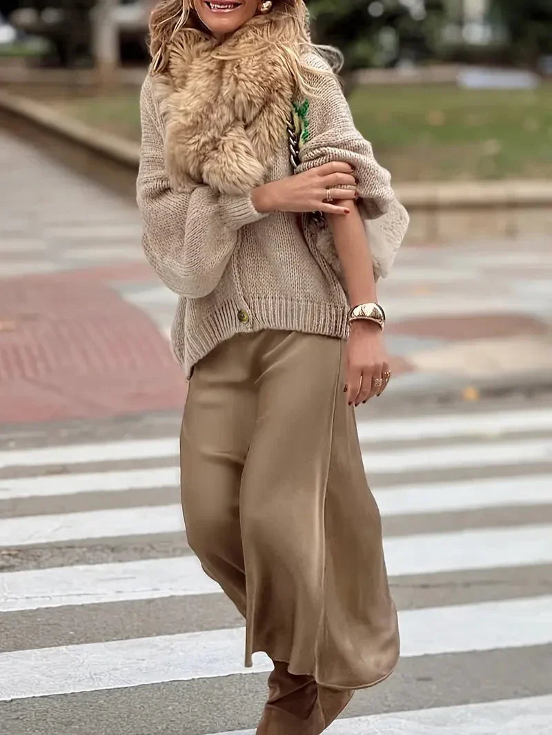 Claire | Casual vest met lange mouwen en knopen