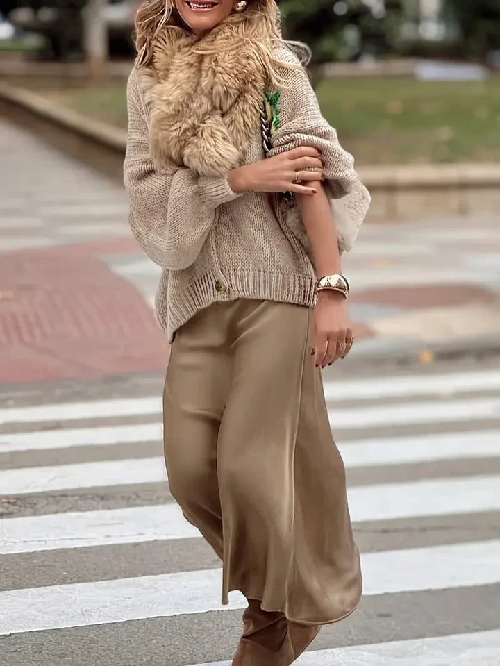 Claire | Casual vest met lange mouwen en knopen