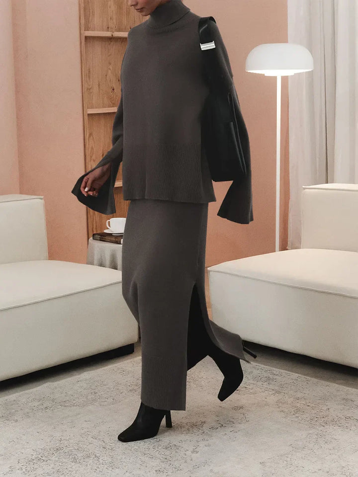 Camilla | Premium Cosy gebreide twee‑delige set