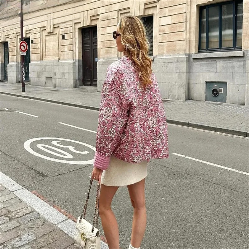 Evelyn | Elegante bloemenprint jas voor dames