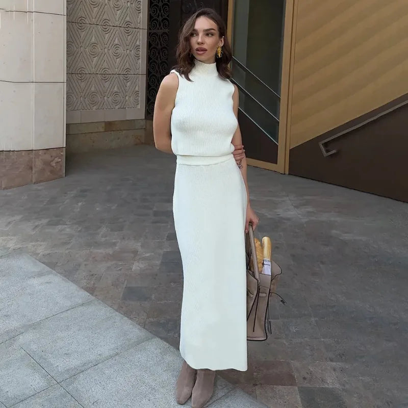 Daniele | Chic Elegante Lange Rok Twee-delige Set