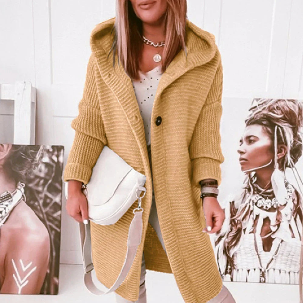 Layla | Lange mouwen met knoopjas voor dames