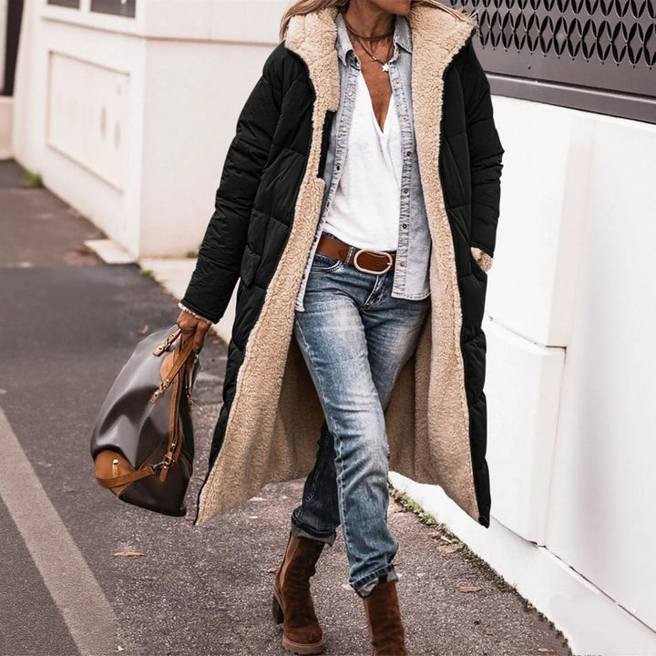 Delilah | Pufferjas met capuchon en ritssluiting