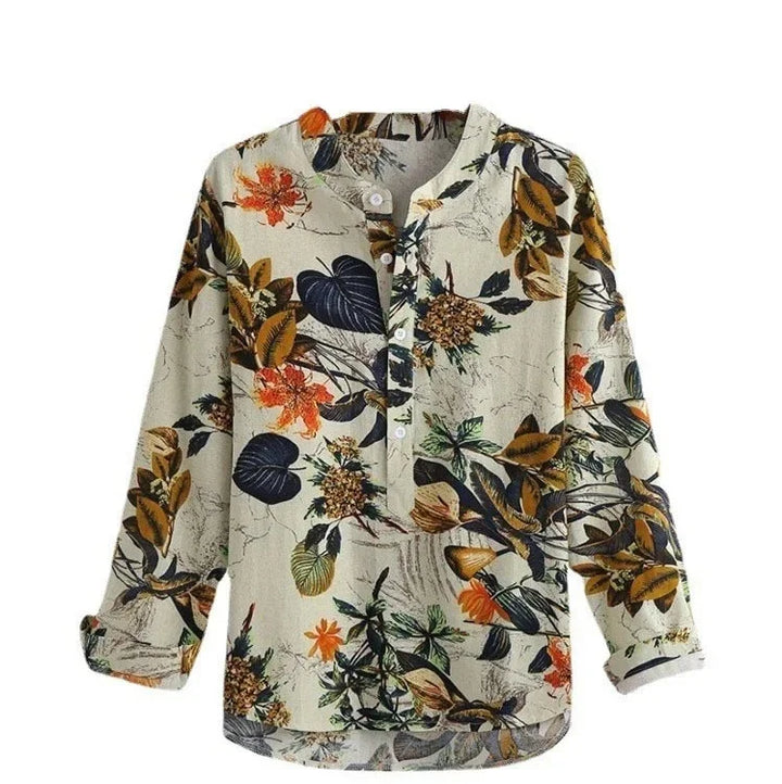 Isabella | Slim fit top met lange mouwen