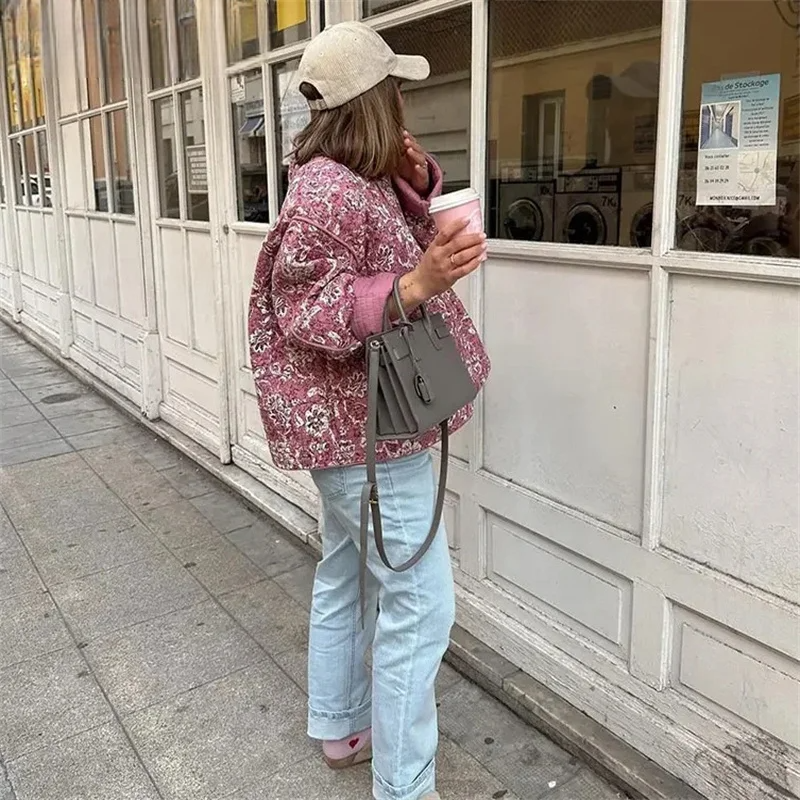 Evelyn | Elegante bloemenprint jas voor dames