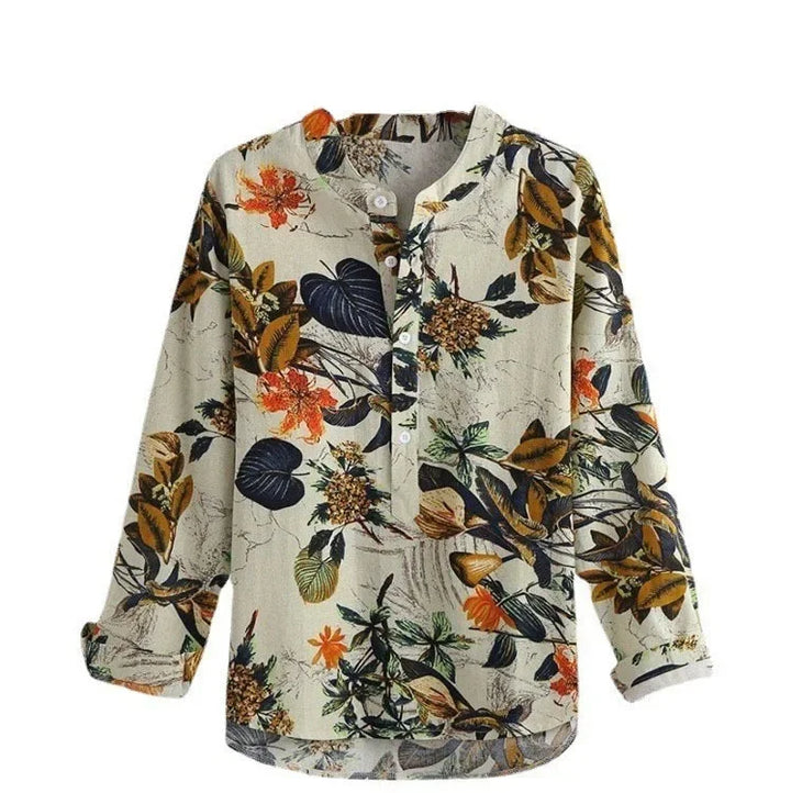 Isabella | Slim fit top met lange mouwen