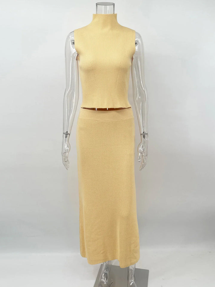 Daniele | Chic Elegante Lange Rok Twee-delige Set