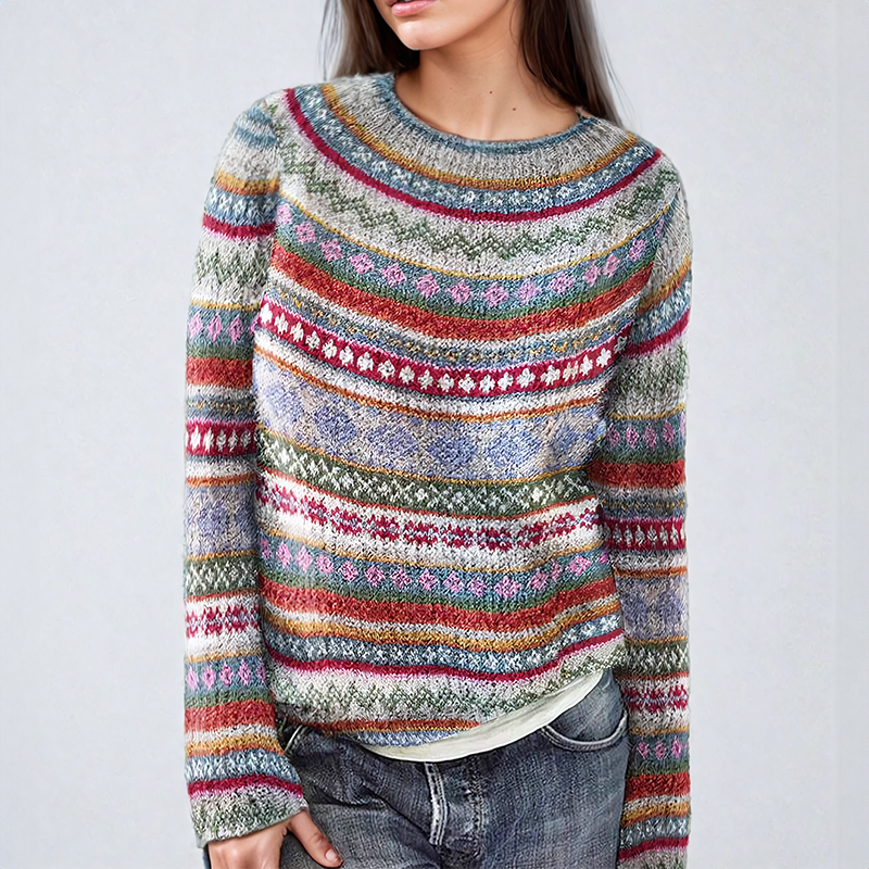 Anna | Klassieke Fair Isle Trui