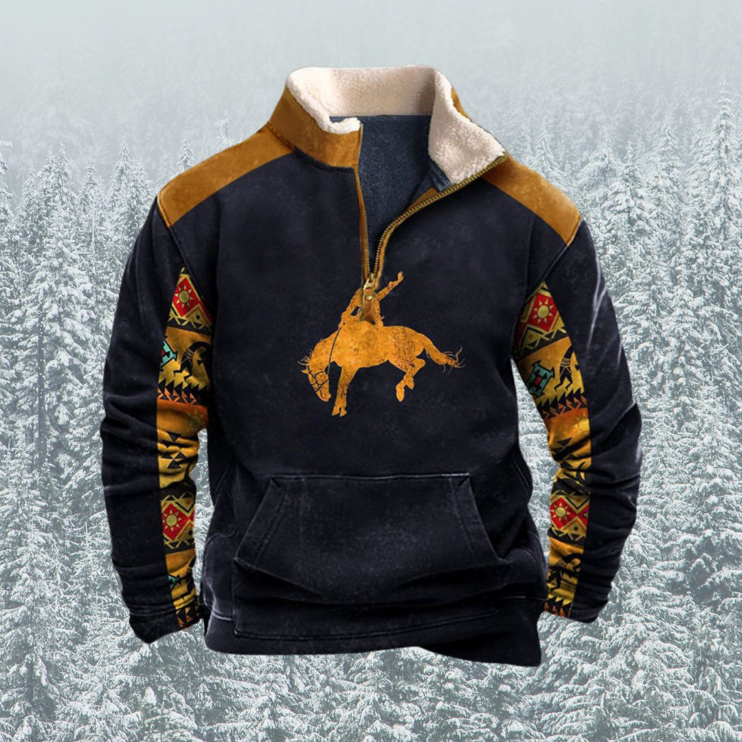 Alex | Comfortabele Half Zip-Up Trui